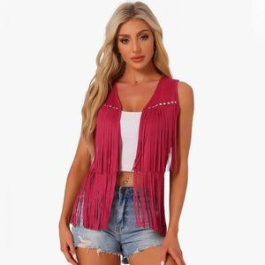 Fringe Sleeveless Vest